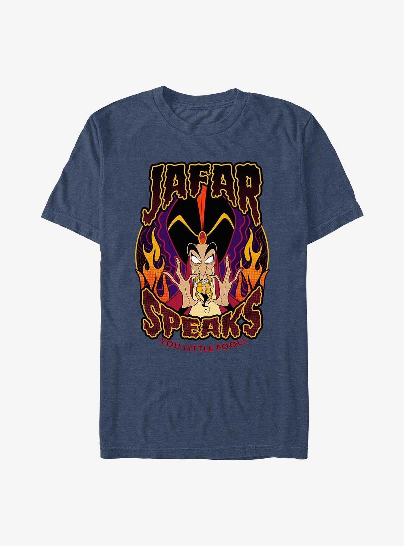 Disney Aladdin Jafar Speaks T-Shirt, NAVY HTR, hi-res