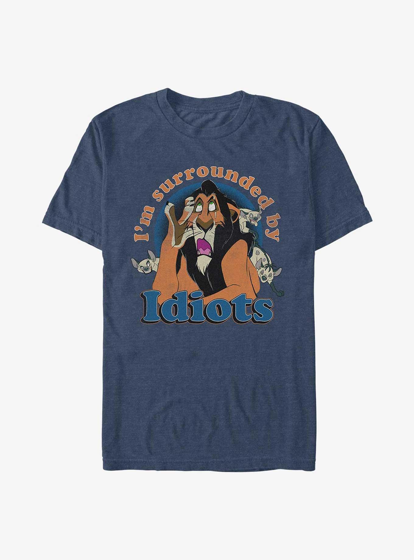 Disney The Lion King Scar Surrounded By Idiots T-Shirt, , hi-res