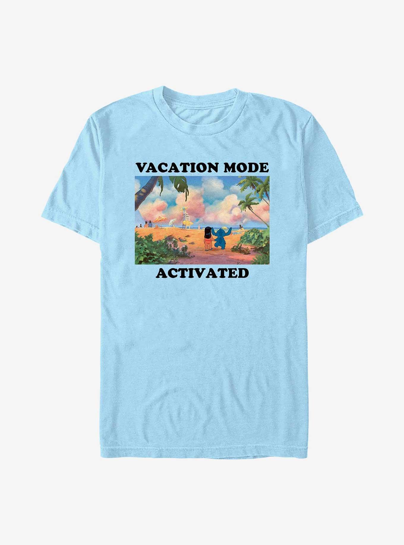 Disney Lilo & Stitch Vacation Mode Activated T-Shirt, , hi-res