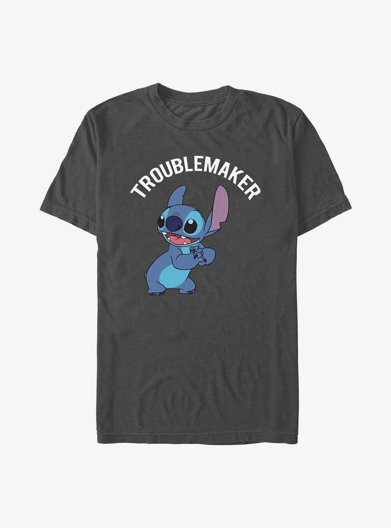 Disney Lilo & Stitch Trouble Lil Stitch T-Shirt, CHARCOAL, hi-res