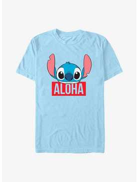 Disney Lilo & Stitch Stitch Head Aloha T-Shirt, , hi-res