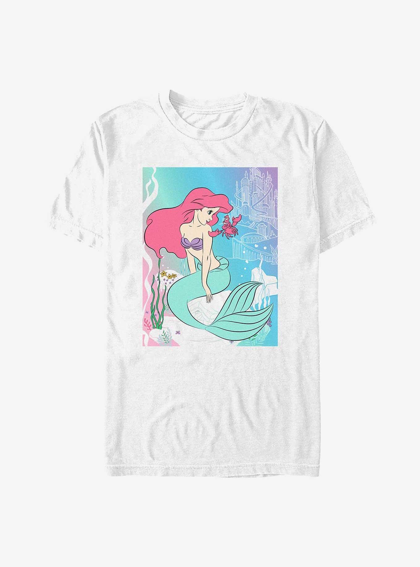 Disney The Little Mermaid Wandering Ariel T-Shirt, WHITE, hi-res