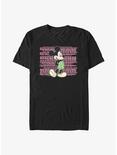 Disney Mickey Mouse Mickey Repeat T-Shirt, BLACK, hi-res