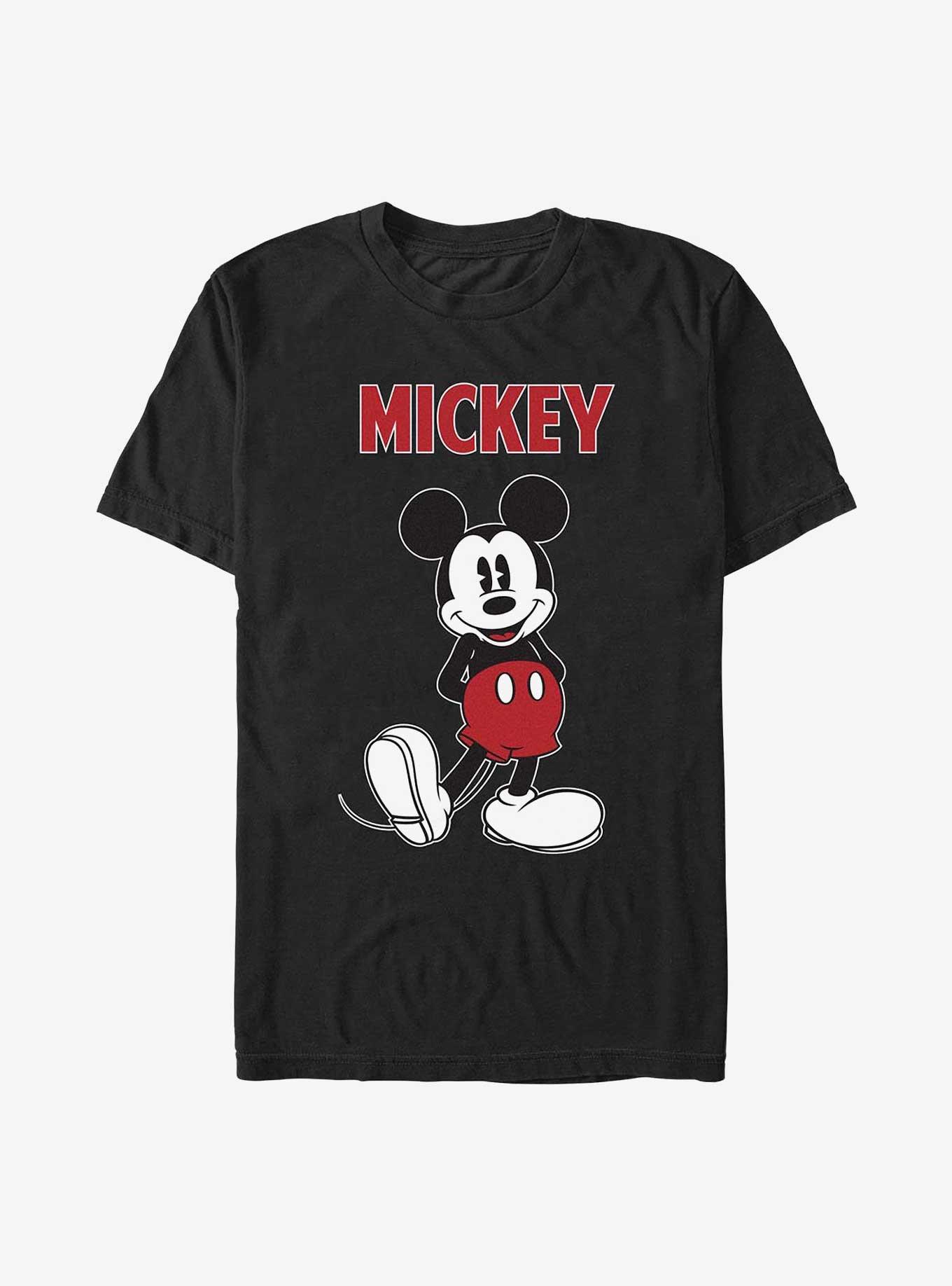 Disney Mickey Mouse Mickey Stand T-Shirt, BLACK, hi-res