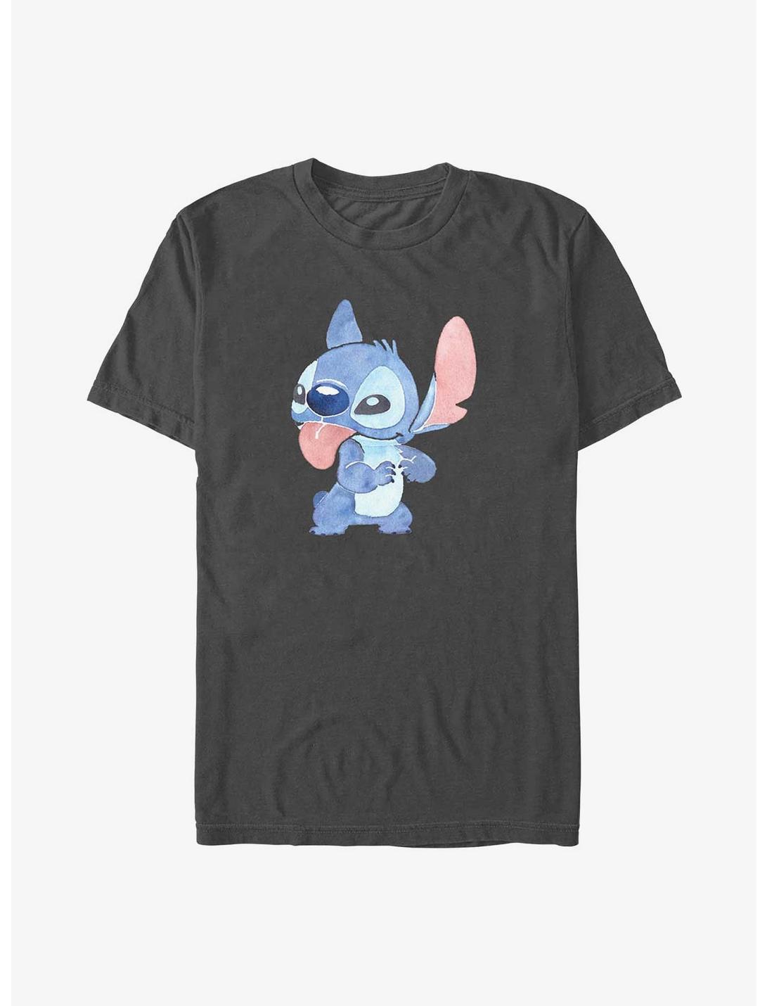 Disney Lilo & Stitch Tongue Out T-Shirt, CHARCOAL, hi-res