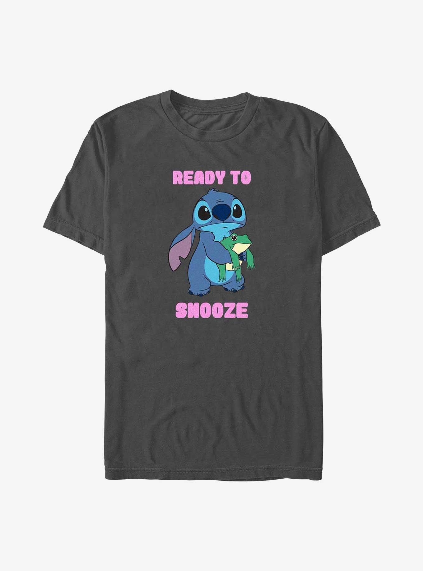 Disney Lilo & Stitch Ready To Snooze T-Shirt, CHARCOAL, hi-res