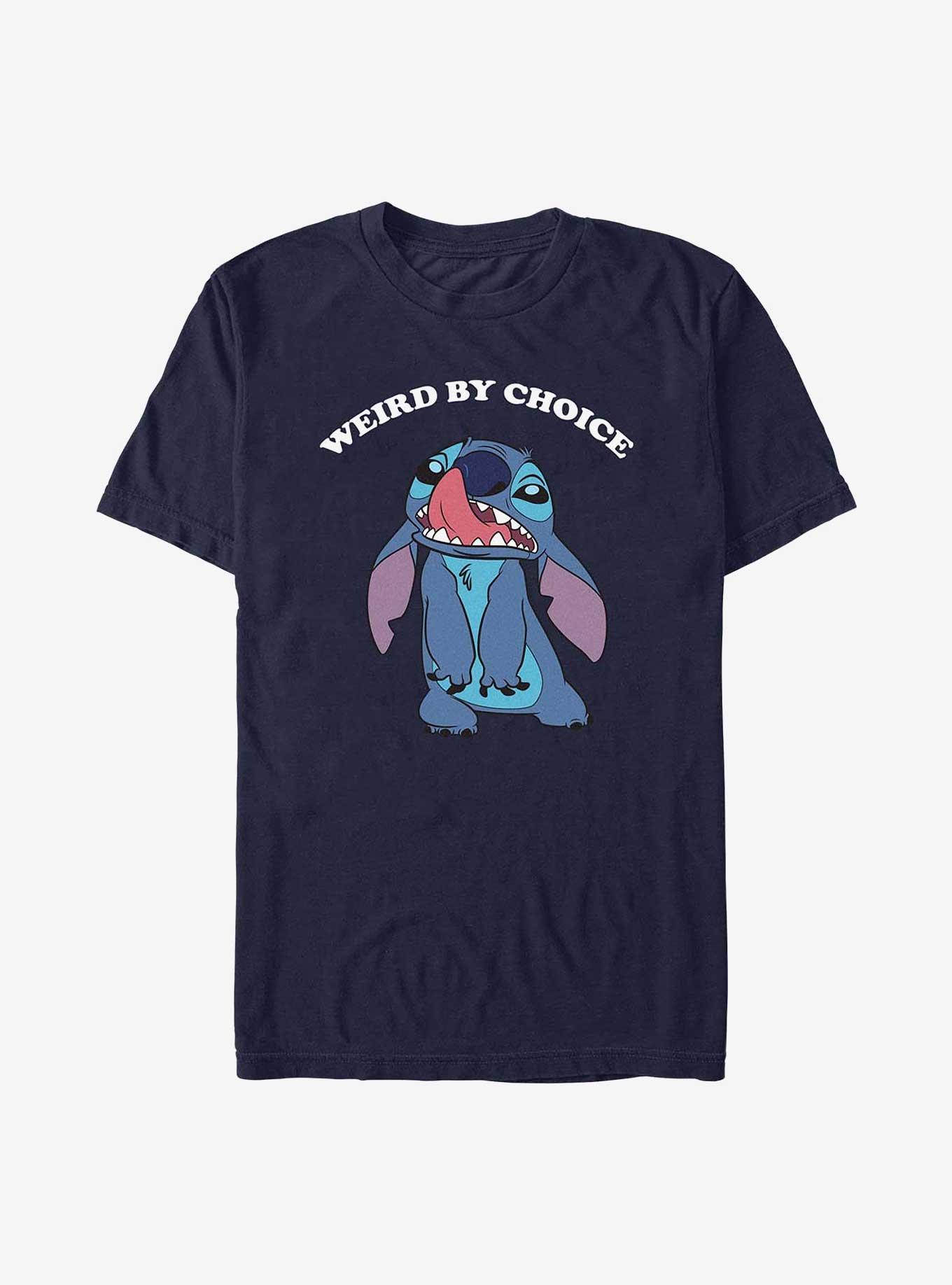 Disney Lilo & Stitch Weird By Choice T-Shirt, NAVY, hi-res