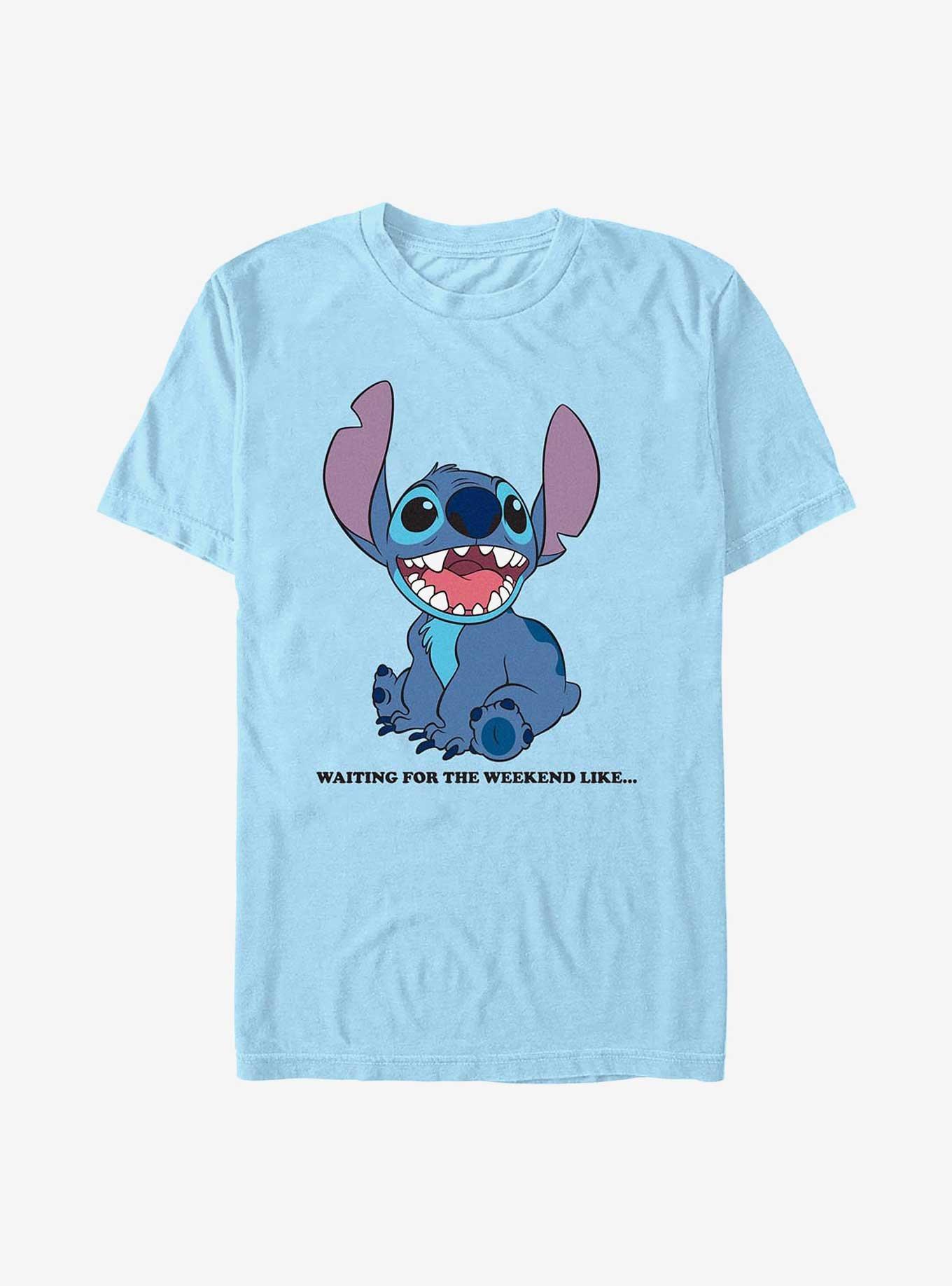 Disney Lilo & Stitch Waiting For The Weekend T-Shirt, , hi-res