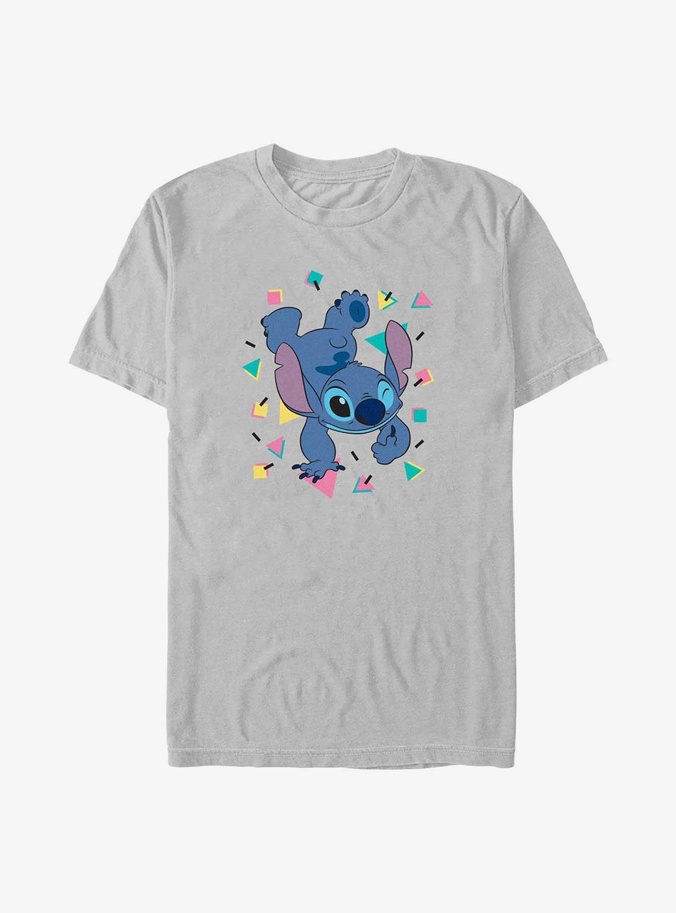 Disney Lilo & Stitch Handstand Thumb Up T-Shirt, SILVER, hi-res