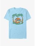 Disney Lilo & Stitch Sunset Serenade T-Shirt, LT BLUE, hi-res