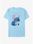 Disney Lilo & Stitch Straight Outta Bed T-Shirt, LT BLUE, hi-res