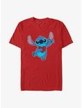 Disney Lilo & Stitch Ohana Heart T-Shirt, RED, hi-res