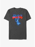 Disney Lilo & Stitch 70s Stitch T-Shirt, CHARCOAL, hi-res