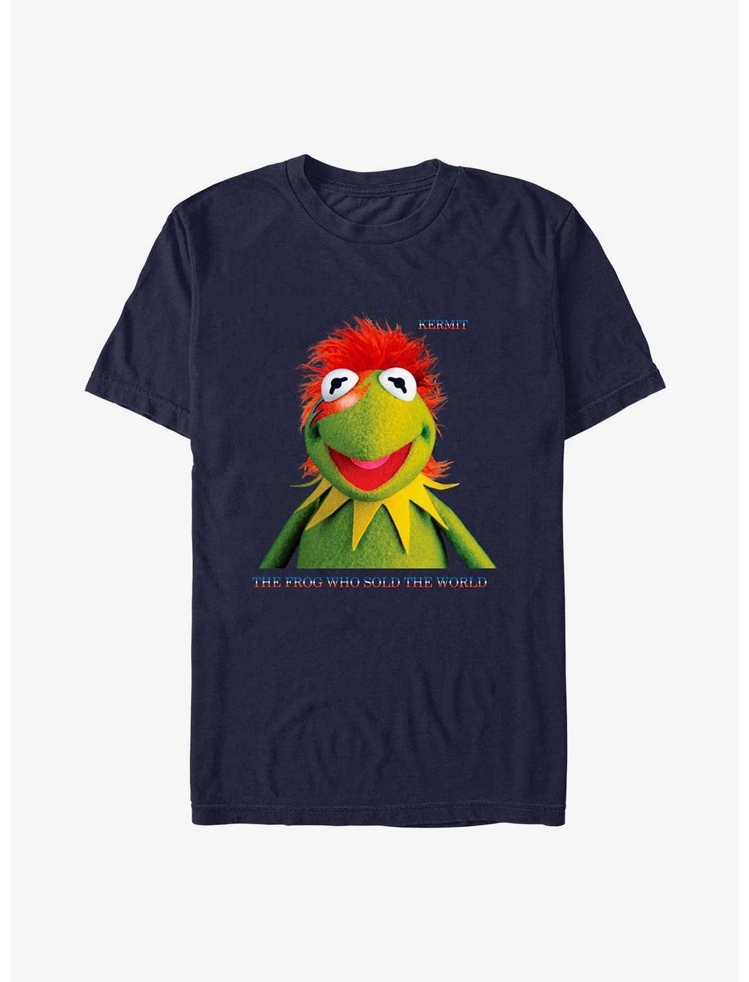 Disney The Muppets Muppets Kermit Who Sold The World T-Shirt, NAVY, hi-res