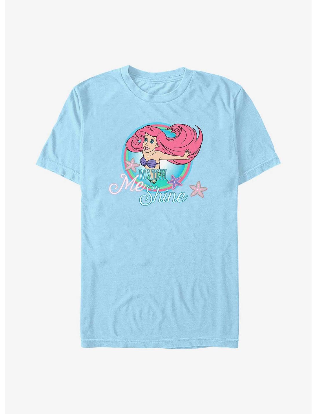 Disney The Little Mermaid Watch Me Shine T-Shirt, LT BLUE, hi-res