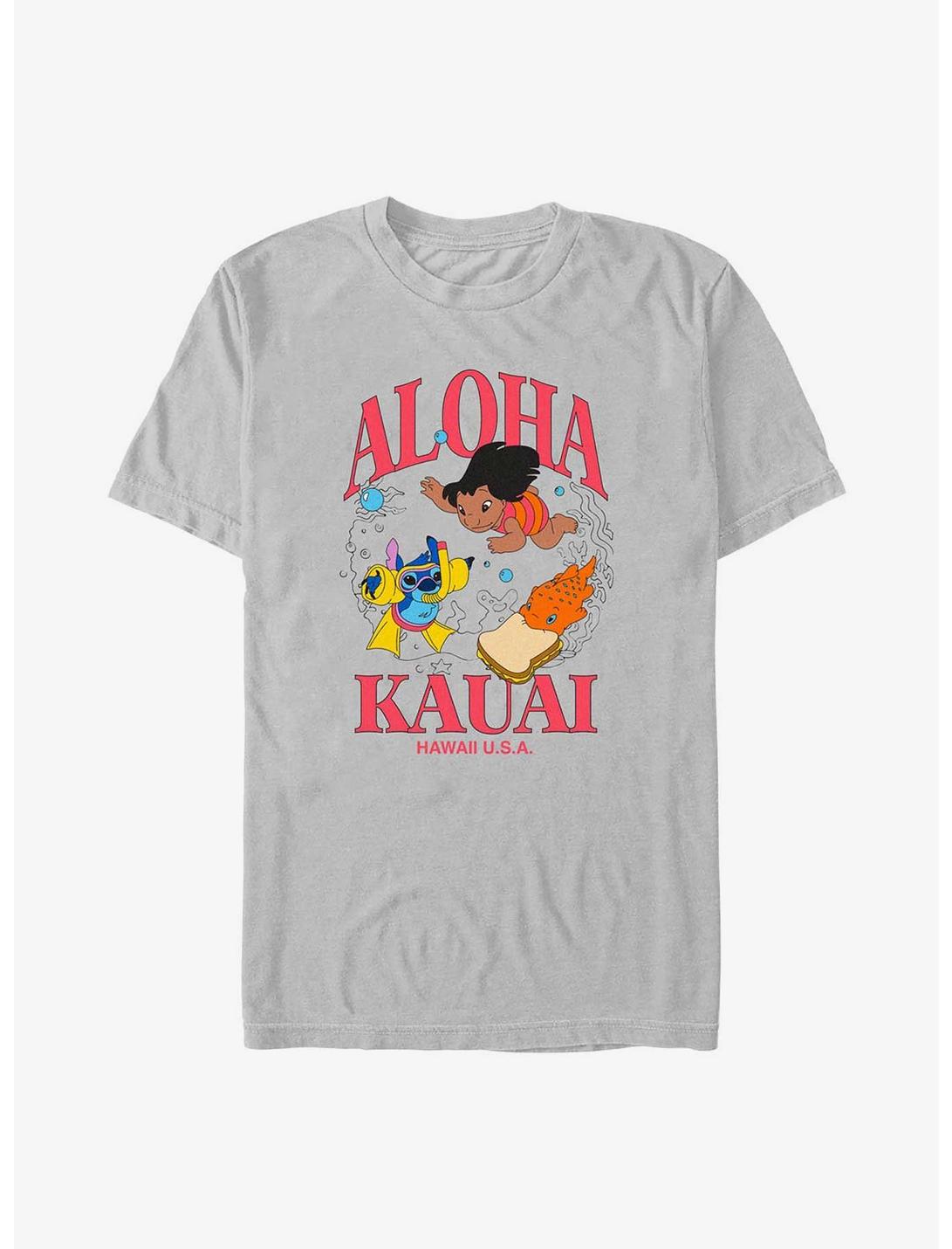 Disney Lilo & Stitch Aloha Kauai T-Shirt, SILVER, hi-res