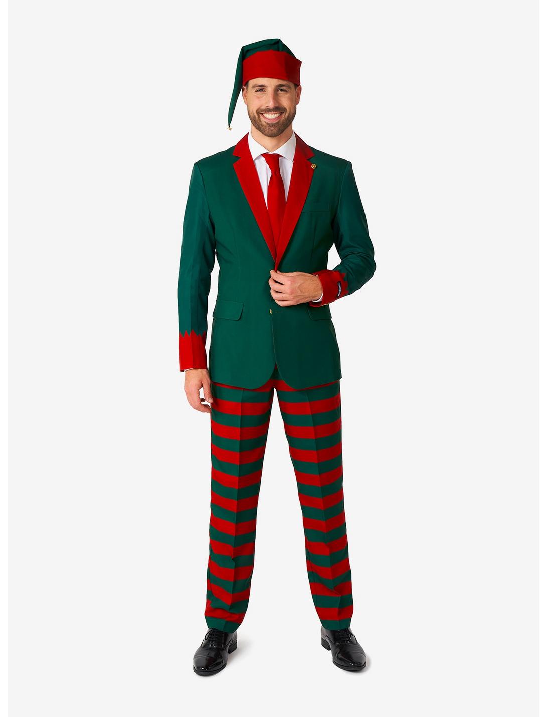 Santa's Elf Green Suit, GREEN, hi-res