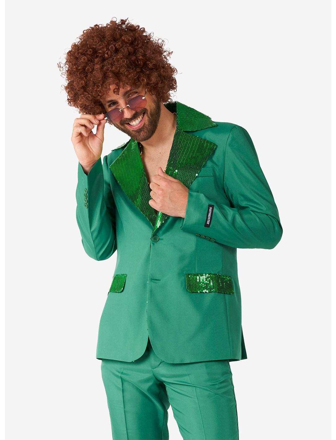 Disco Green Suit, GREEN, hi-res