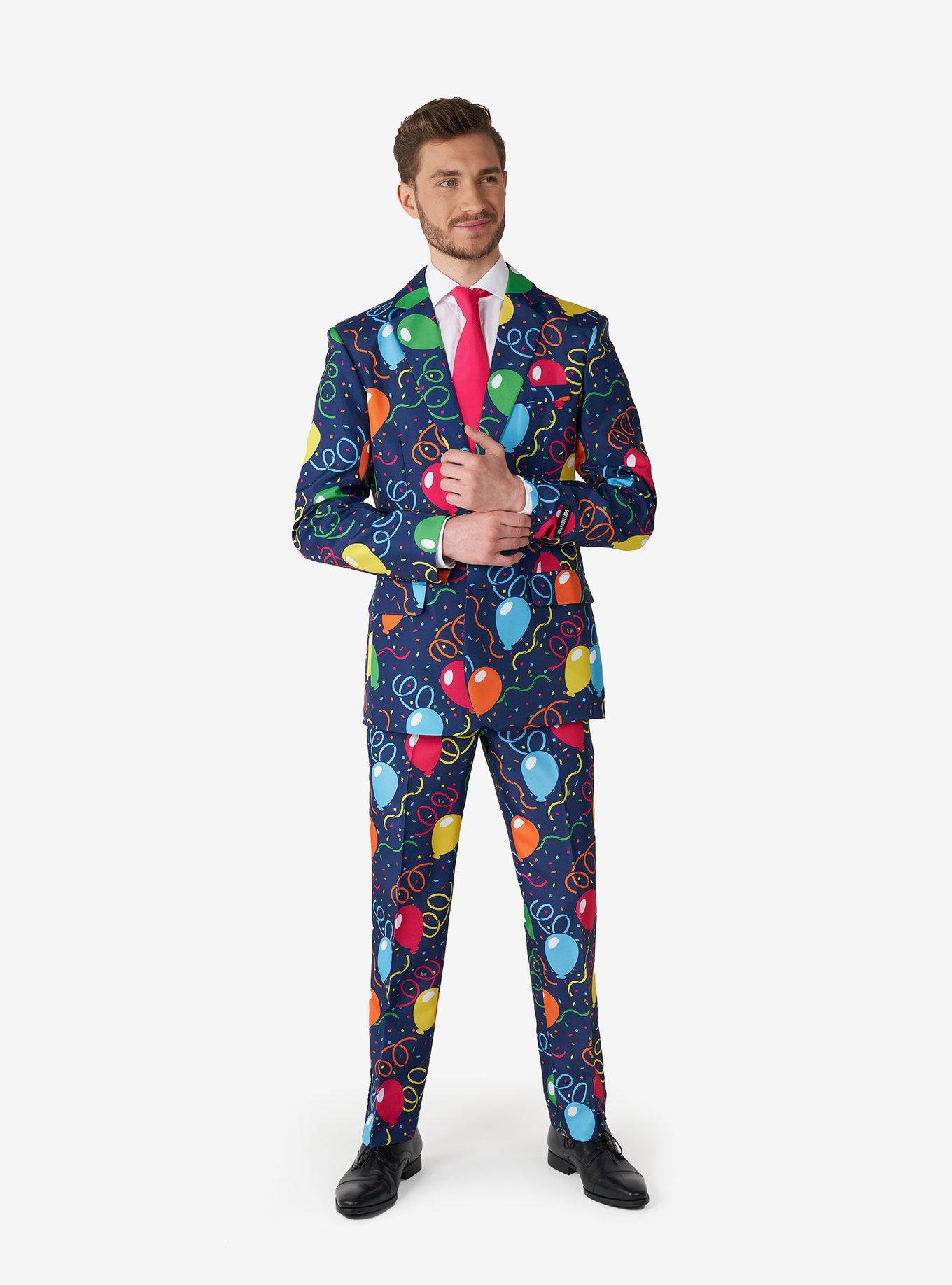 Confetti Balloons Navy Suit, , hi-res