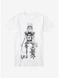 Korn Robot Man Boyfriend Fit Girls T-Shirt, CREAM, hi-res