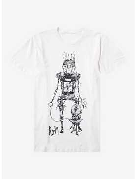 Korn Robot Man Boyfriend Fit Girls T-Shirt, , hi-res