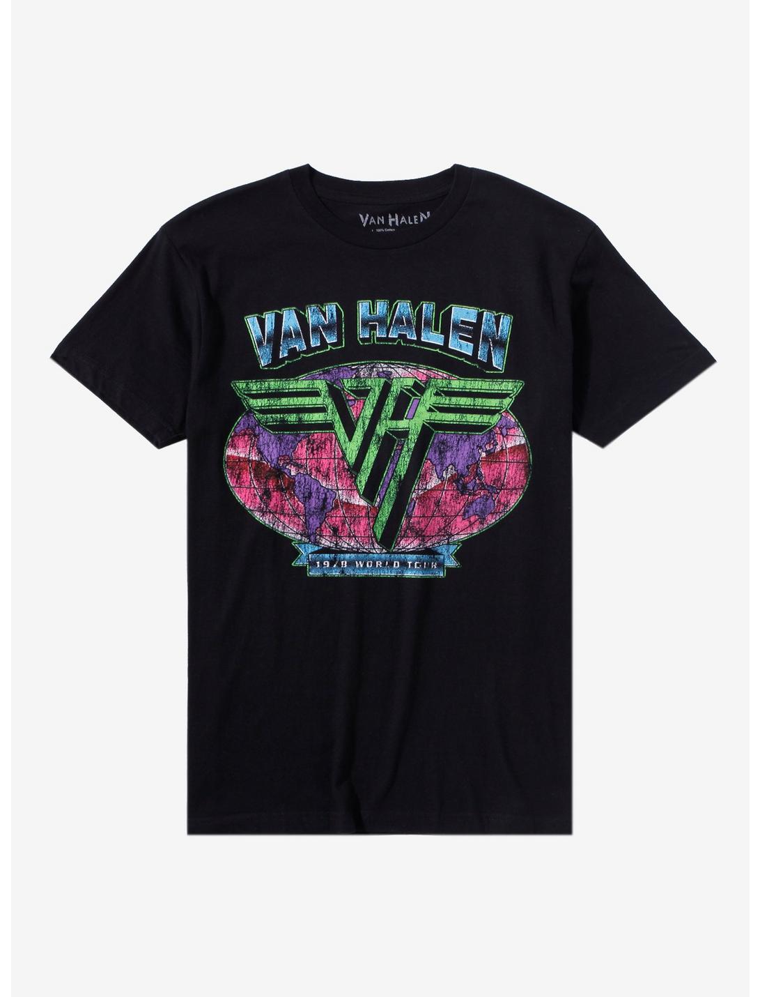 Van Halen 1978 World Tour T-Shirt, BLACK, hi-res