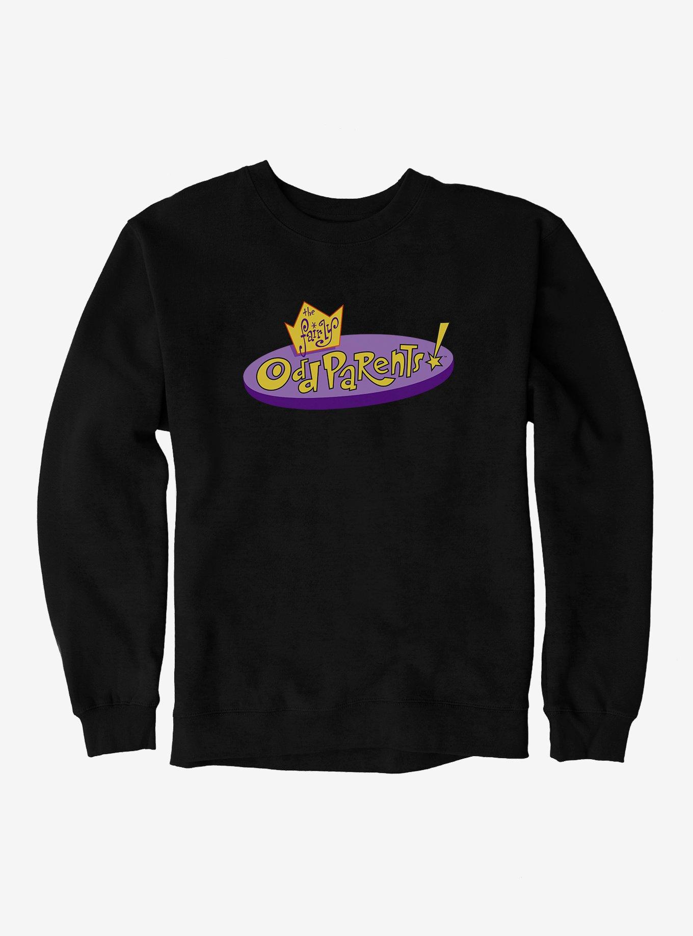 The Fairly OddParents Logo Sweatshirt, BLACK, hi-res