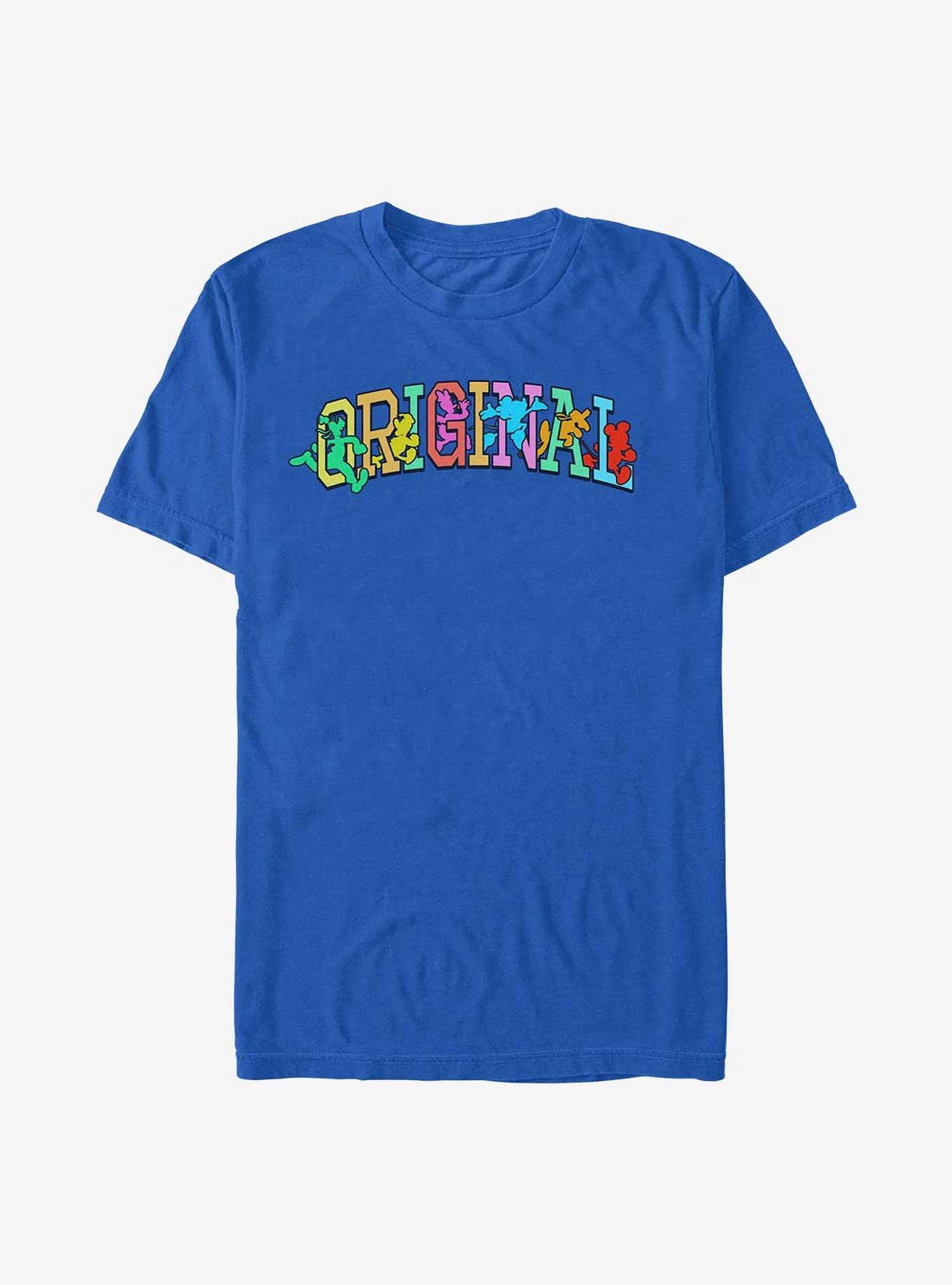 Disney Mickey Mouse Colorful Original T-Shirt, ROYAL, hi-res