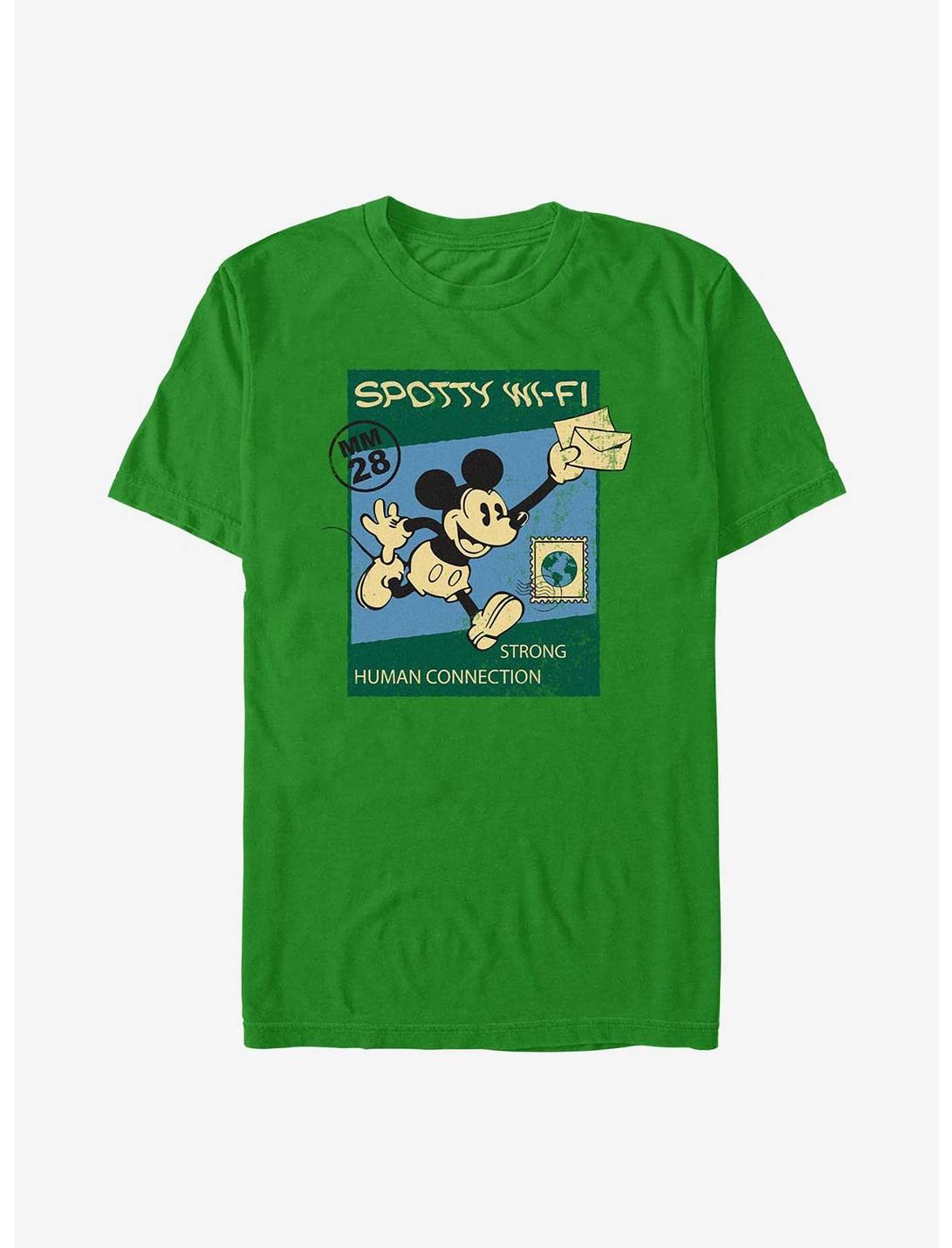 Disney Mickey Mouse Spotty Wi-Fi T-Shirt, KELLY, hi-res