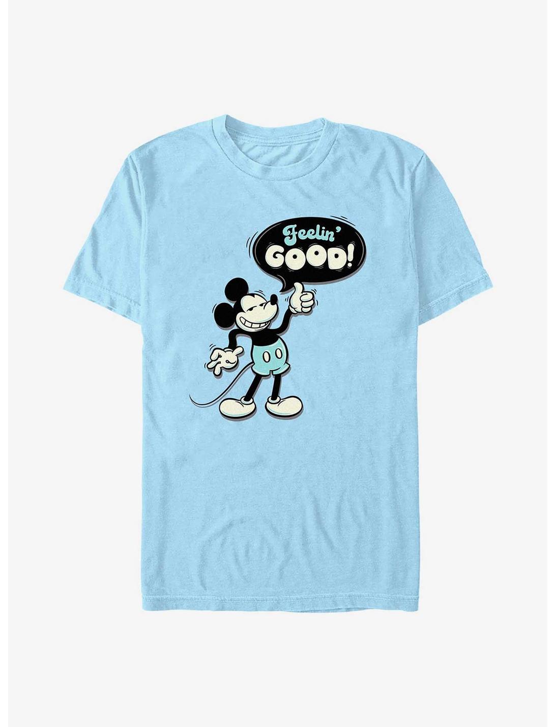 Disney Mickey Mouse Feelin Good T-Shirt, LT BLUE, hi-res