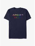 Disney Mickey Mouse Rainbow Steps T-Shirt, NAVY, hi-res