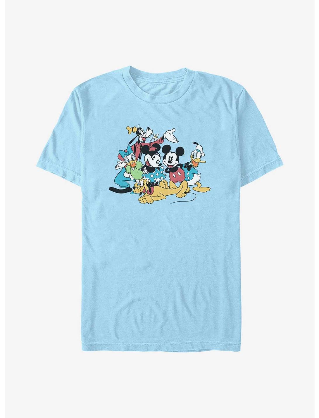 Disney Mickey Mouse Sensational Six Pose T-Shirt, LT BLUE, hi-res