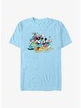 Disney Mickey Mouse Sensational Six Pose T-Shirt, LT BLUE, hi-res