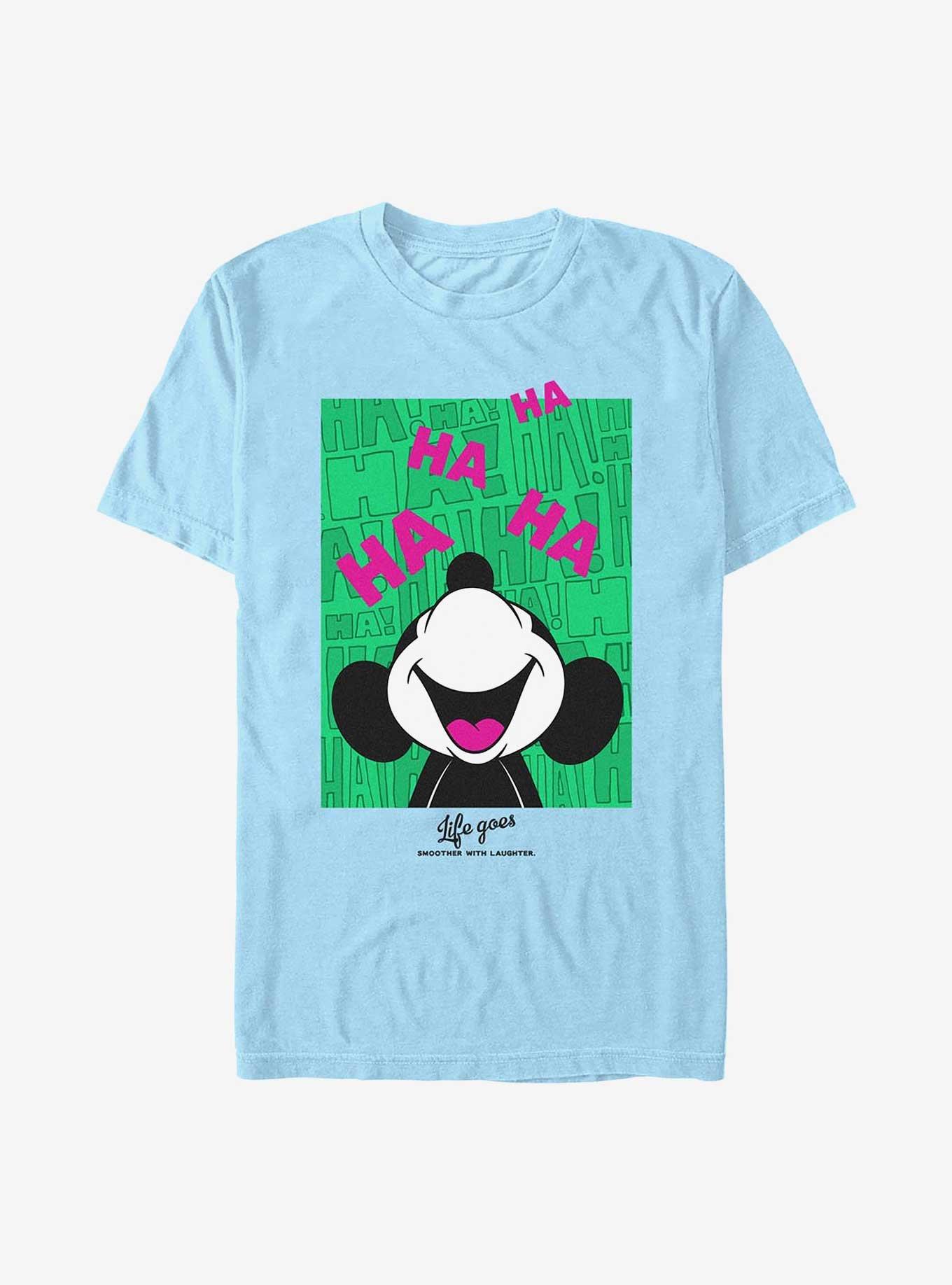 Disney Mickey Mouse Mickey Laughs T-Shirt, LT BLUE, hi-res