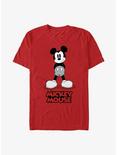 Disney Mickey Mouse Mickey Pose T-Shirt, RED, hi-res