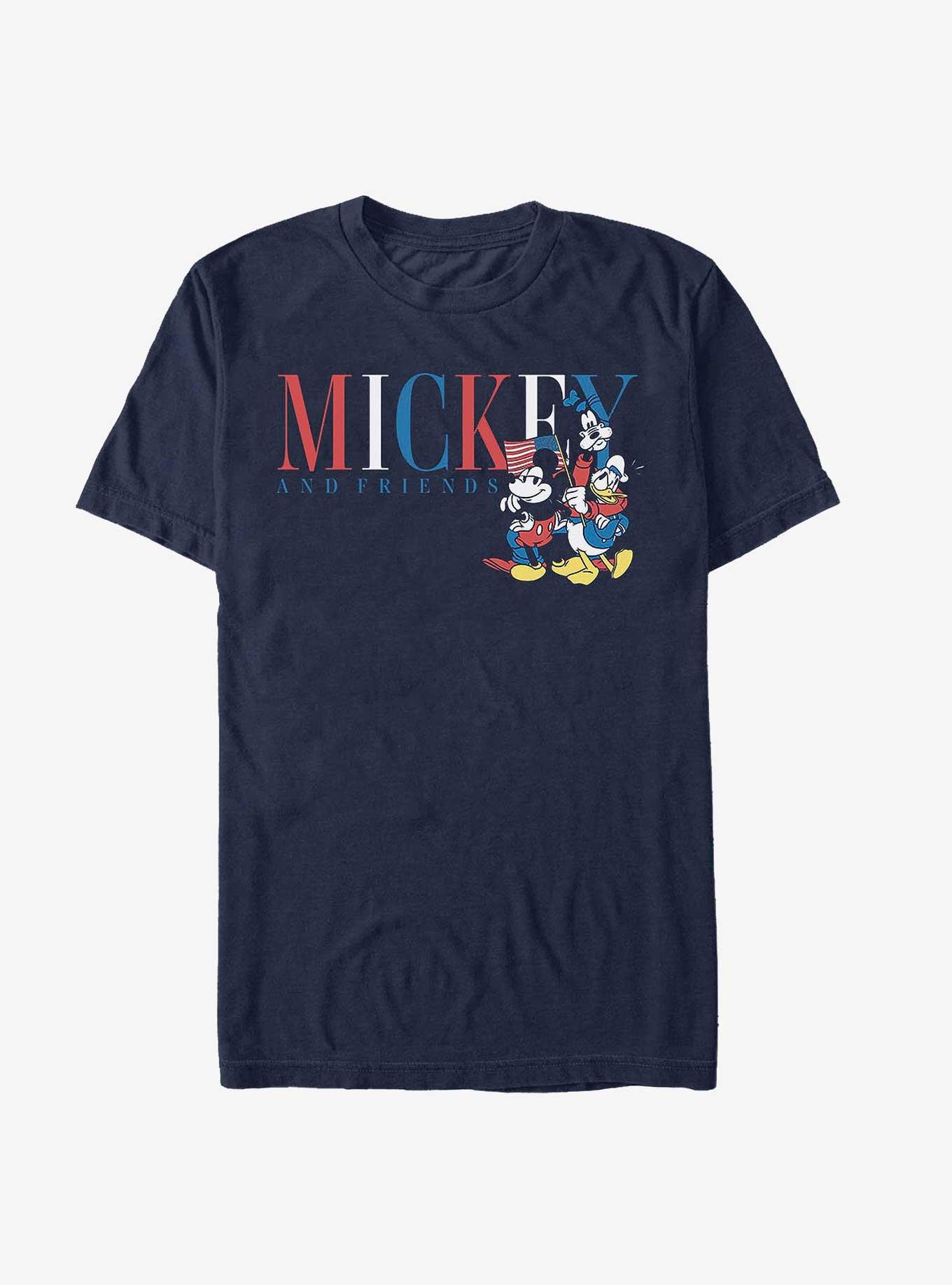 Disney Mickey Mouse USA Buddies T-Shirt, NAVY, hi-res