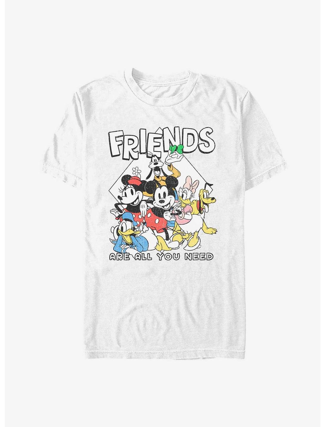 Disney Mickey Mouse Mickey Has Friends T-Shirt, WHITE, hi-res