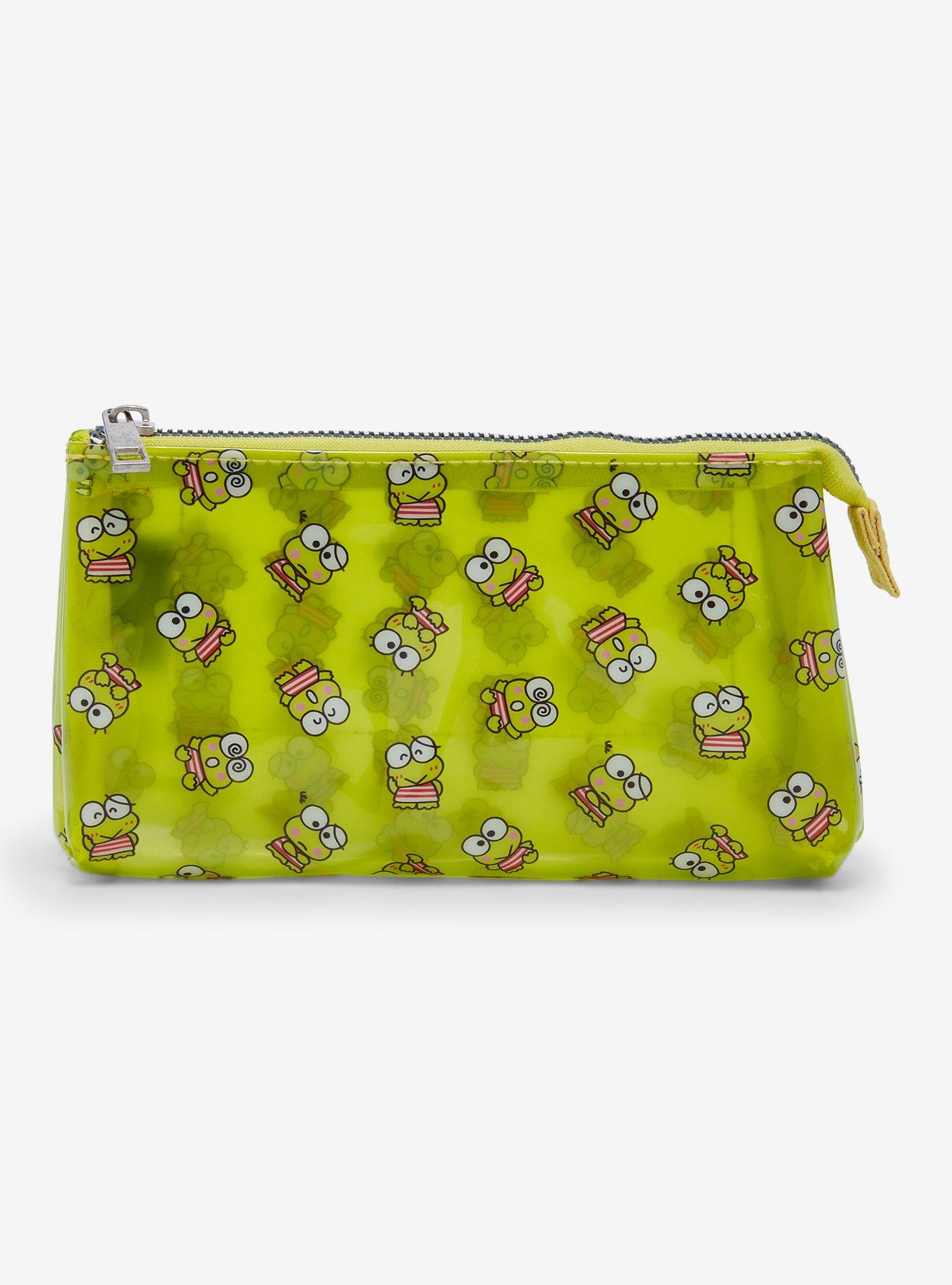 Sanrio Keroppi Allover Print Makeup Bag &mdash; BoxLunch Exclusive, , hi-res