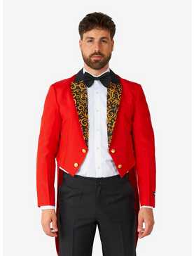 Circus Tailcoat Suit Red Tuxedo Costume, , hi-res