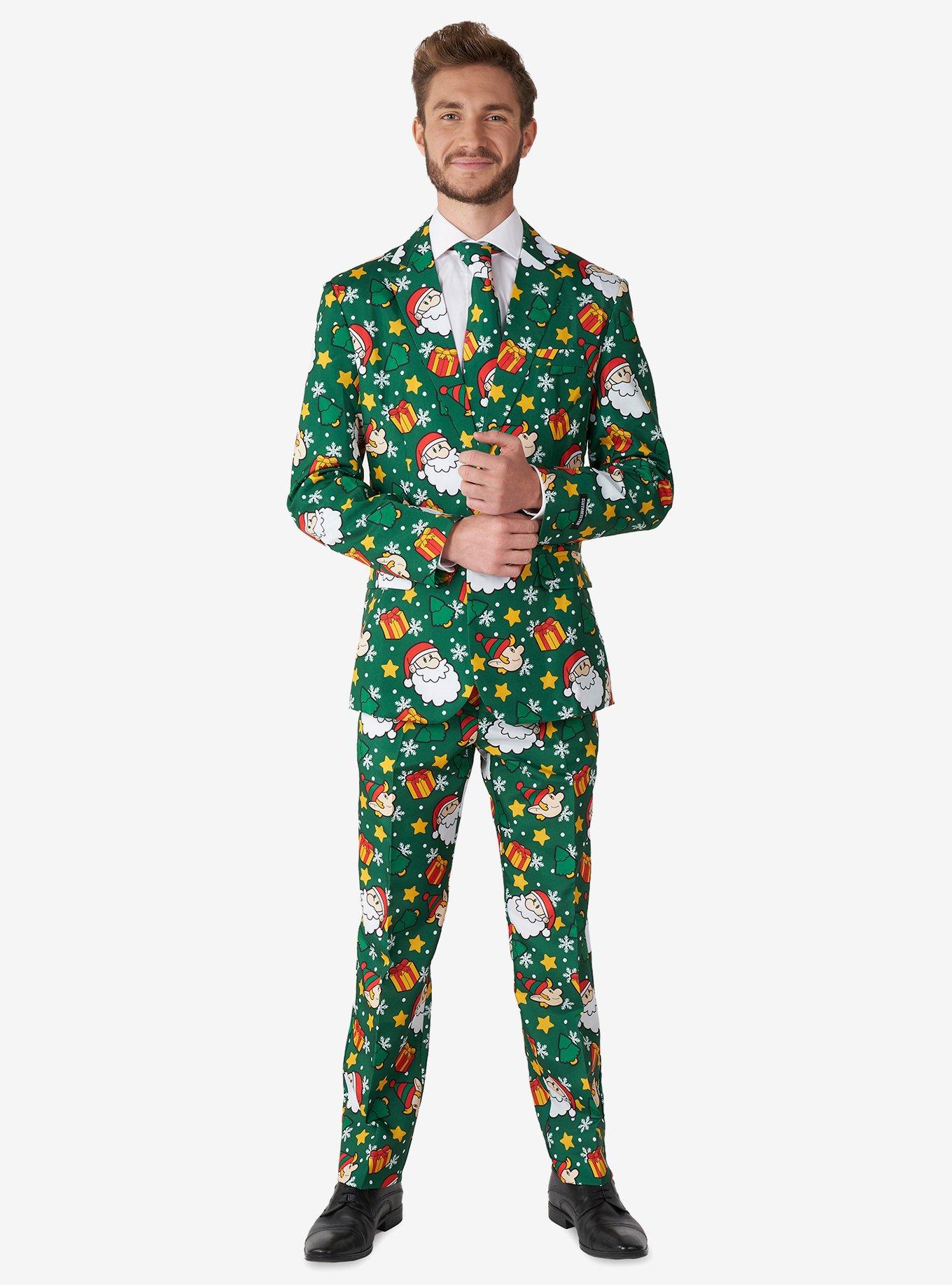 Santa Elves Green Suit, GREEN, hi-res