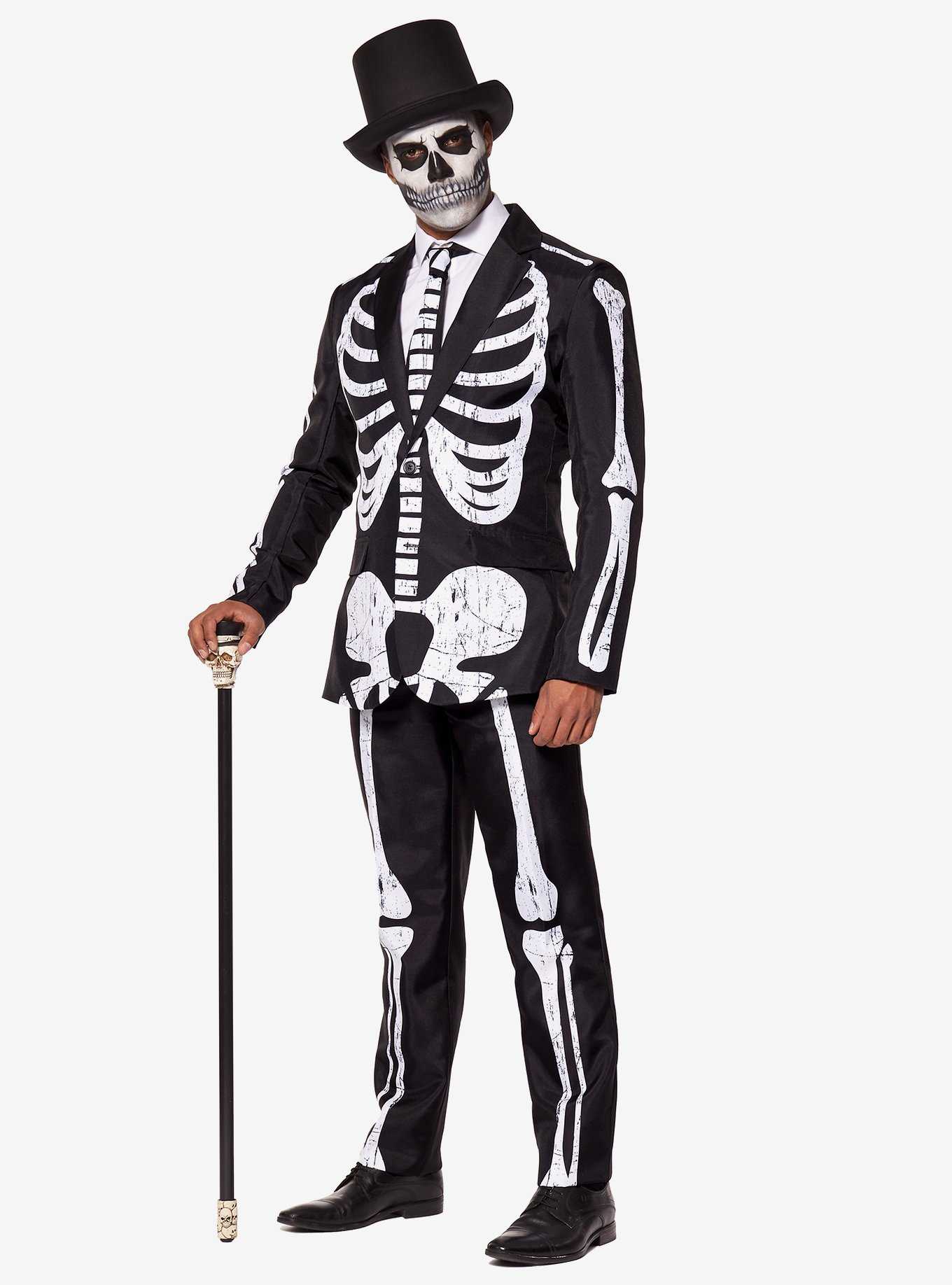 Skeleton Grunge Black Suit, , hi-res