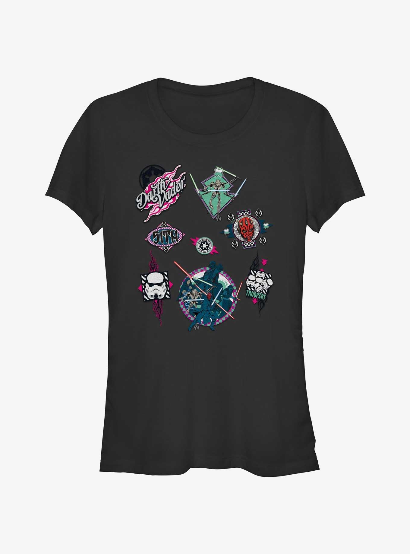 Star Wars Year of the Dark Side Bomber Patches Girls T-Shirt, , hi-res