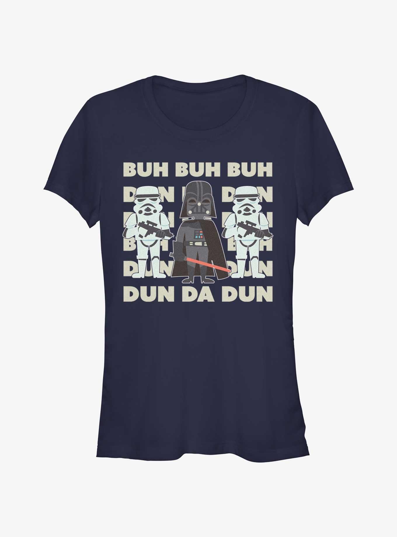 Star Wars Year of the Dark Side Vader And Stormtrooper Girls T-Shirt, NAVY, hi-res