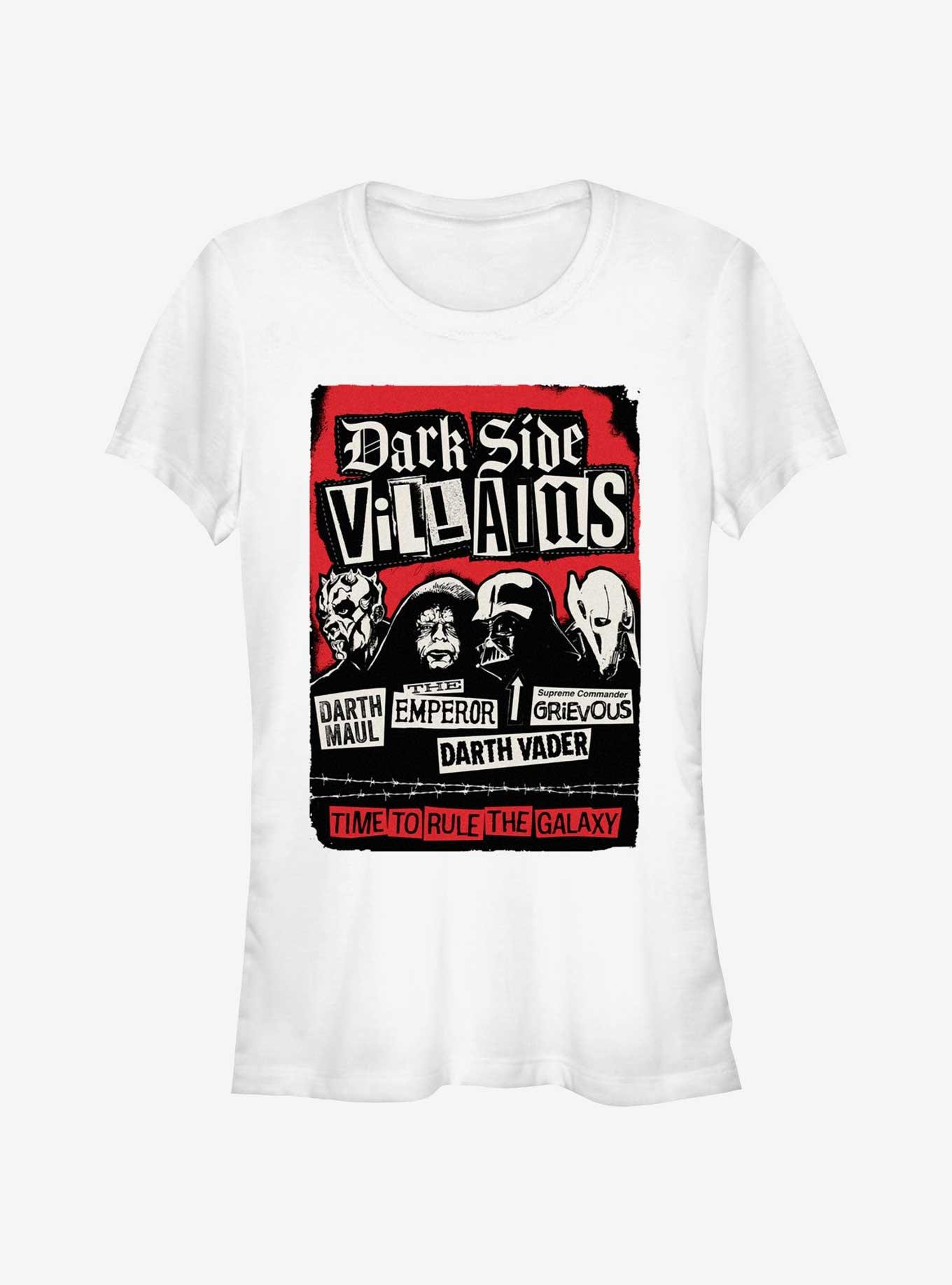 Star Wars Year of the Dark Side Time To Rule Girls T-Shirt, WHITE, hi-res