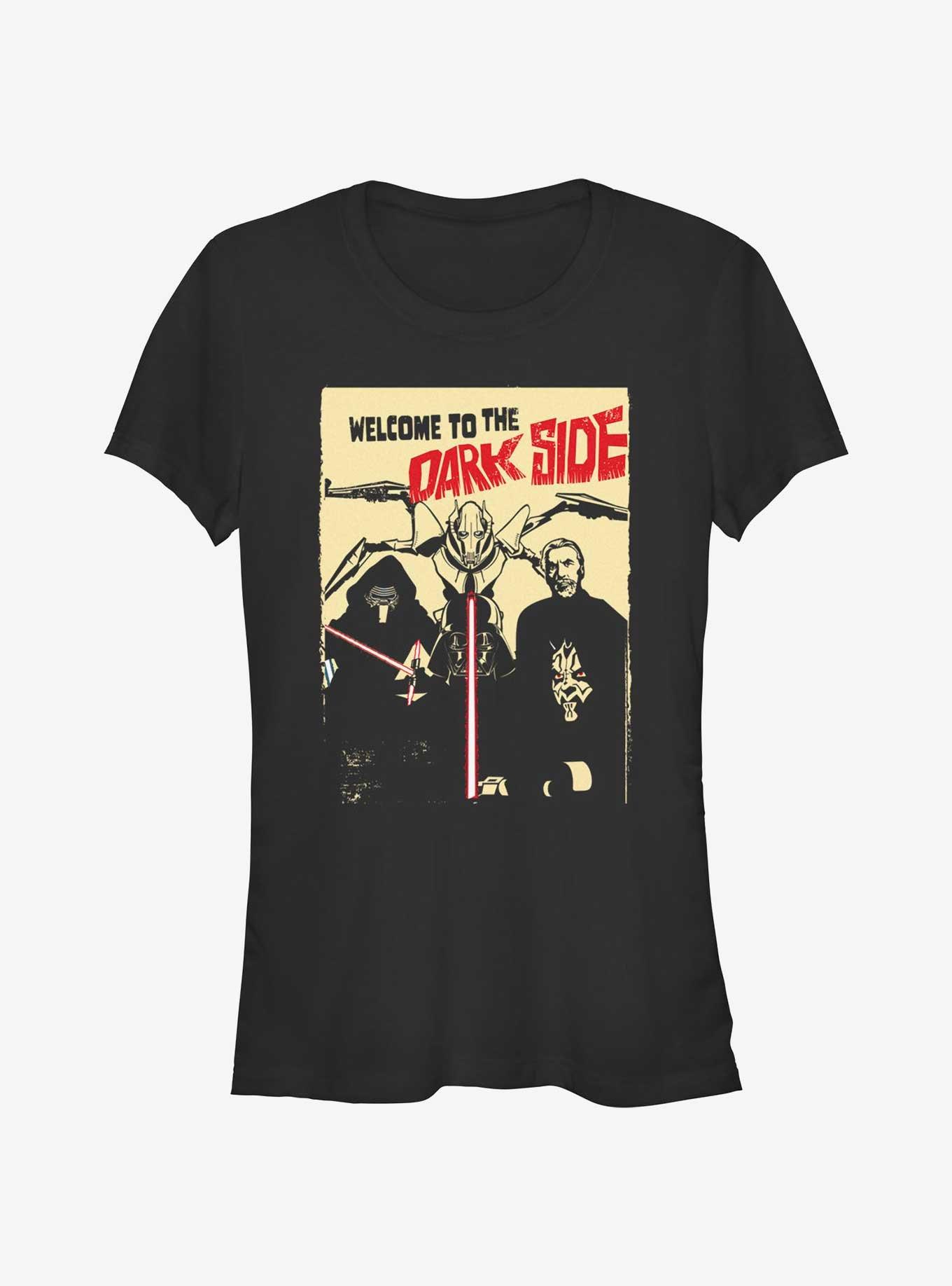 Star Wars Year of the Dark Side Come Dark Side Girls T-Shirt, BLACK, hi-res