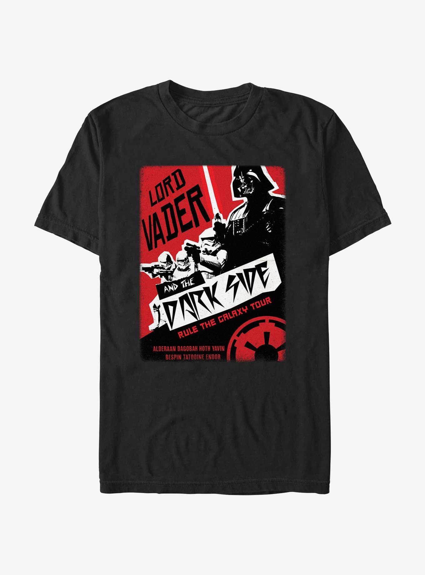 Star Wars Year of the Dark Side Darth Vader Dark Side Tour T-Shirt, BLACK, hi-res