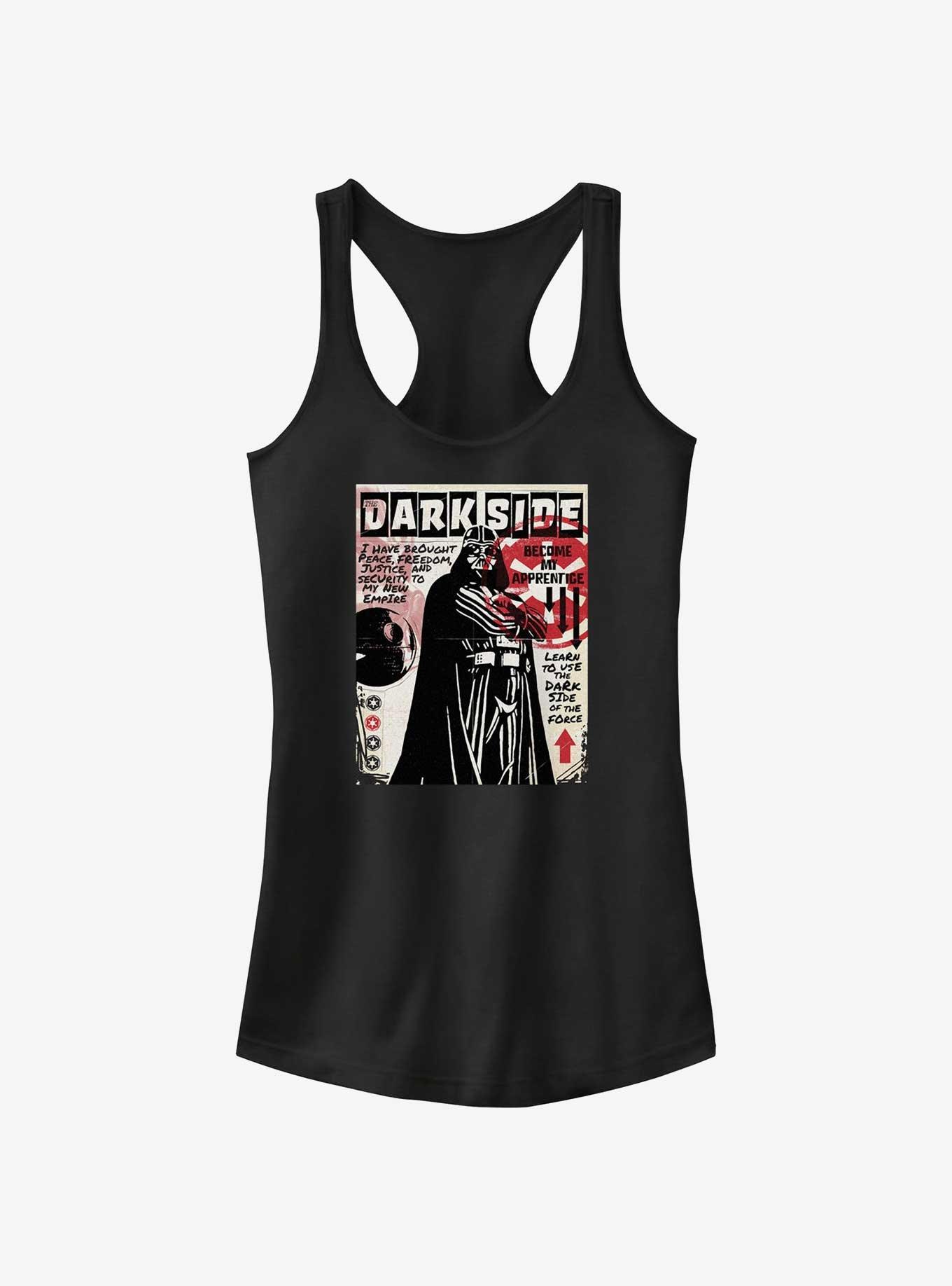 Star Wars Year of the Dark Side Dark Side Magazine Girls Tank, BLACK, hi-res