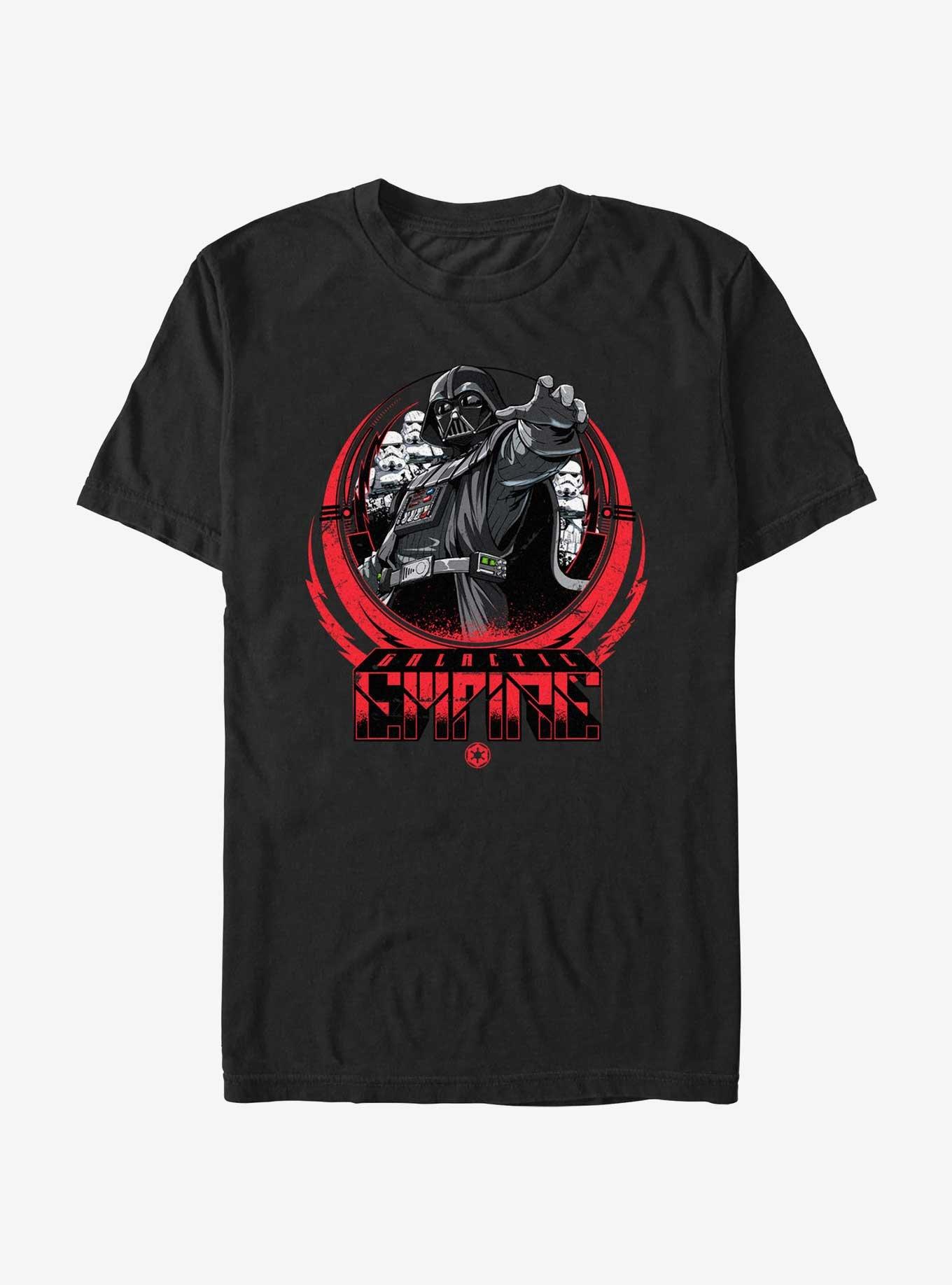 Star Wars Year of the Dark Side Galactic Empire Lockup T-Shirt, BLACK, hi-res