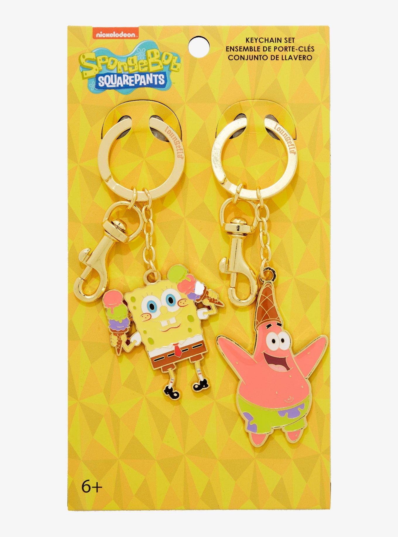 SpongeBob SquarePants SpongeBob and Patrick Bestie Keychain Set