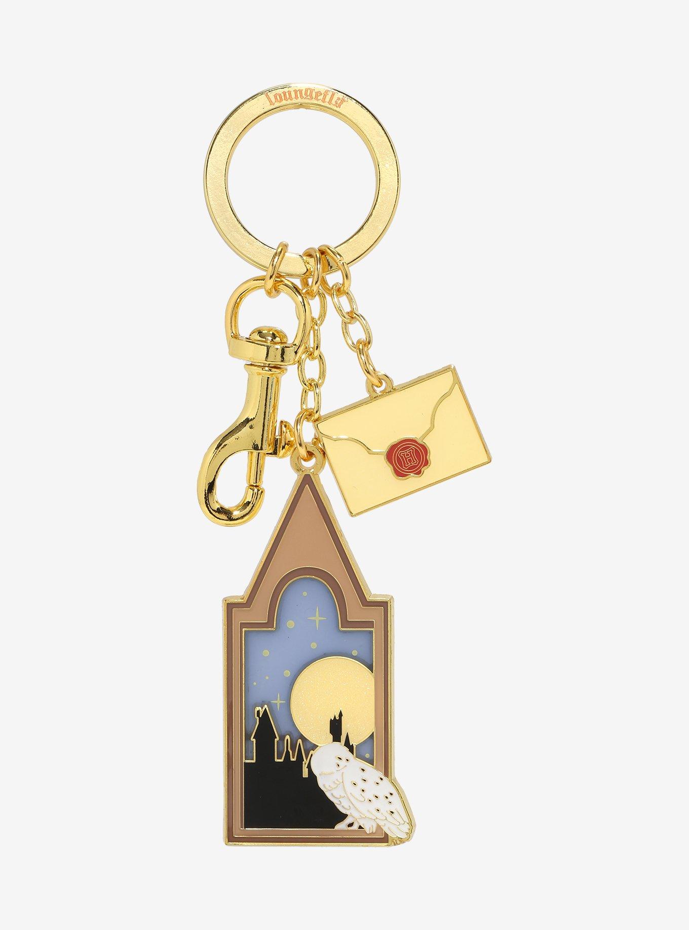 Loungefly Harry Potter Hedwig Multi-Charm Keychain - BoxLunch Exclusive